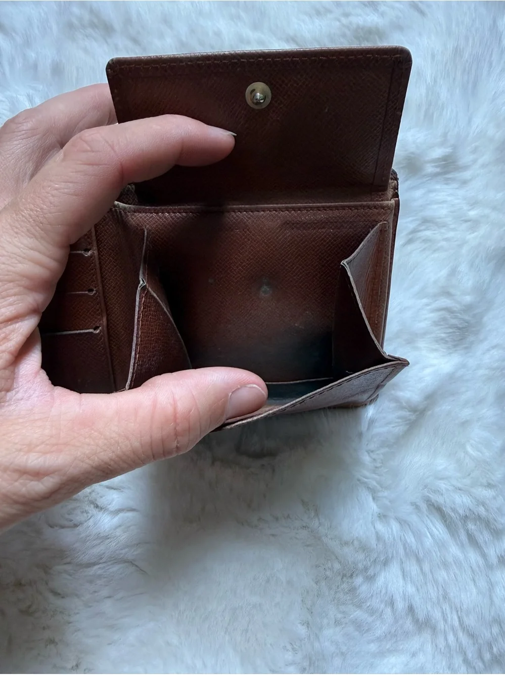 Louis Vuitton Monogram Canvas Men’s Wallet - Dark Brown with Tan Monogram